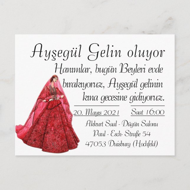 Cartão Postal kina (Frente)