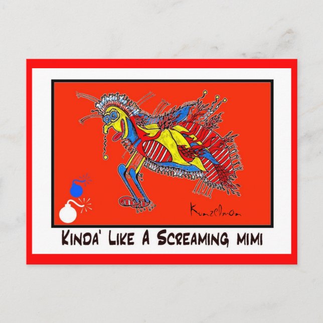 CARTÃO POSTAL KINDA É COMO UM COMÉRCIO DA MIMI (Frente)