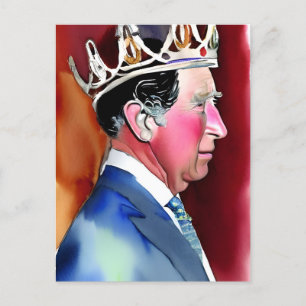 Cartão Postal King Charles III