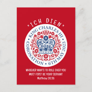Cartão Postal KING CHARLES III Coronação