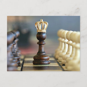 Cartão Postal "King" Chess