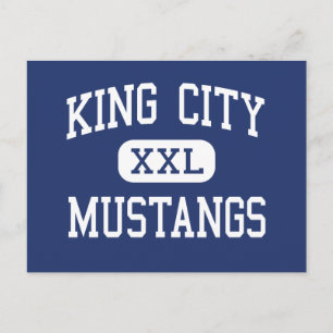 Cartão Postal King City - Mustangs - High - King City California