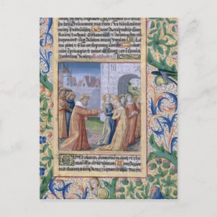 Cartão Postal King David coveting Bathsheba