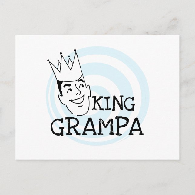 Cartão Postal King Grampa T-shirts e presentes (Frente)