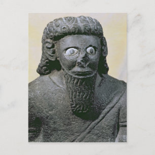 Cartão Postal King Hadad, do Palácio de Tell-Halaf, Síria