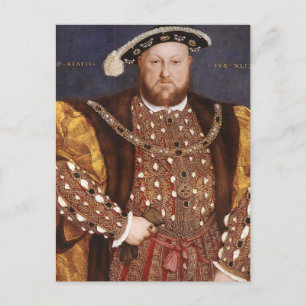 Cartão Postal King Henry VIII