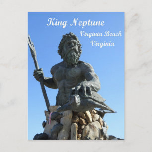 Cartão Postal King Neptune, Virginia Beach, Virginia