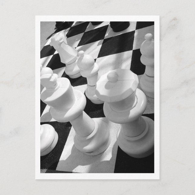 Cartão Postal King & Queen, B&W (Frente)