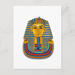 Cartão Postal King Tut Mask