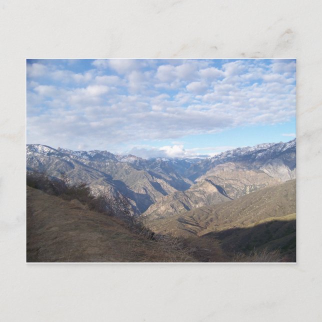 Cartão Postal Kings Canyon Overlook (Frente)