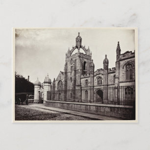 Cartão Postal King's College - Universidade de Aberdeen - Vintag