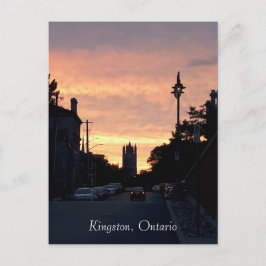 Cartão Postal Kingston - Ontário - pôr do sol - viagem
