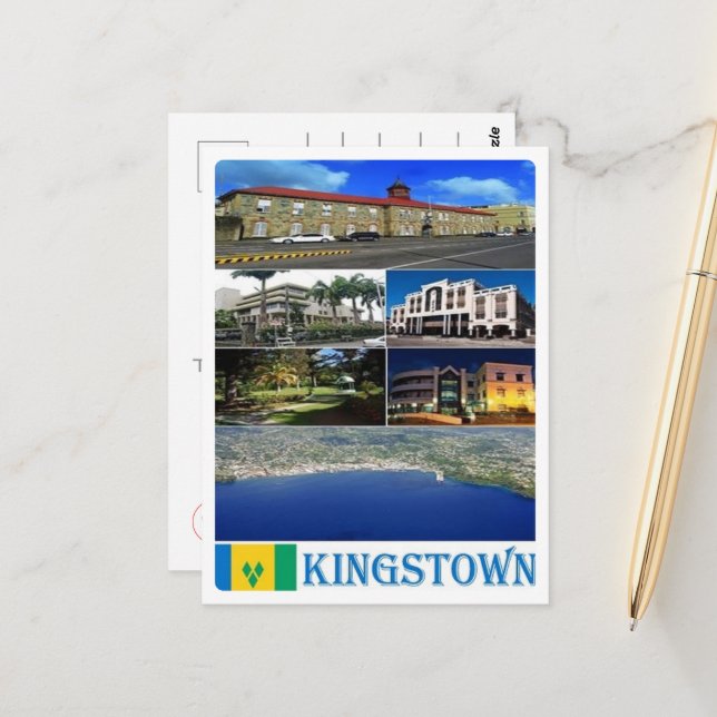 Cartão Postal Kingstown - São Vicente e Granadinas - (Frente/Verso In Situ)