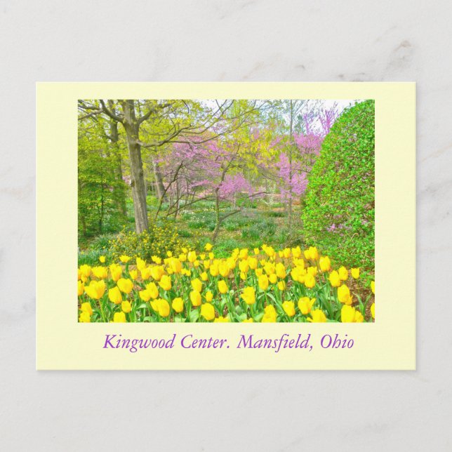 CARTÃO POSTAL, "KINGWOOD CENTER GARDENS" (Frente)