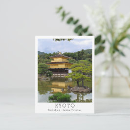 Cartão Postal Kinkaku-ji personalizado, Kyoto