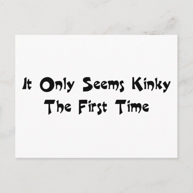 Cartão Postal Kinky (Frente)