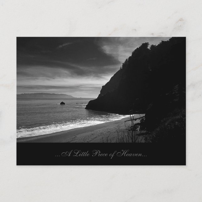 Cartão Postal Kirby Beach - Um Pequeno Pedaço do Céu (Frente)