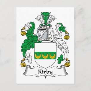 Cartão Postal Kirby Family Crest