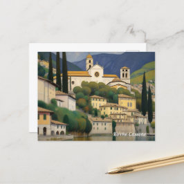 Cartão Postal Kirche Cassone Gustav Klimt Pintando Serene