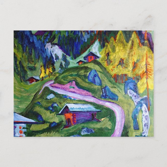 Cartão Postal Kirchner - Caminho de Alp (Frente)