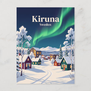 Cartão Postal Kiruna, Suécia
