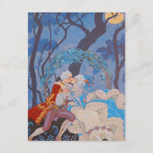 Cartão Postal Kiss Fahion Plate Queen Marie Antoinette ~Cartão p