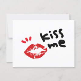 CARTÃO POSTAL KISS ME