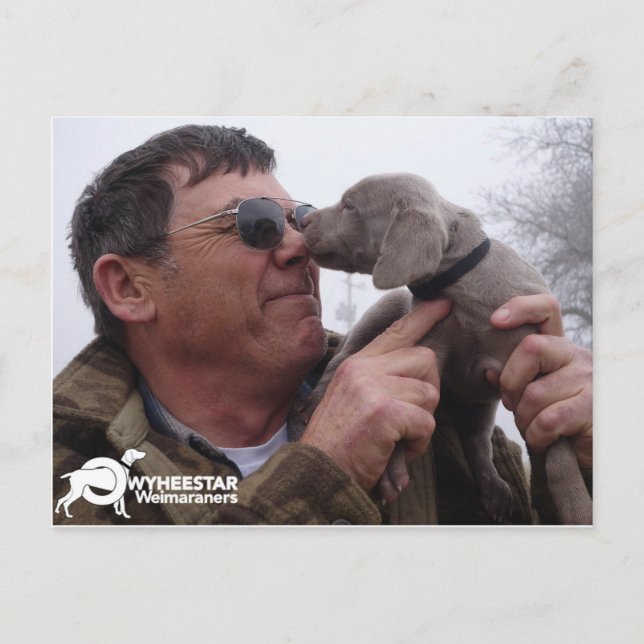 Cartão Postal Kisses Weimar Para Cliff (Frente)