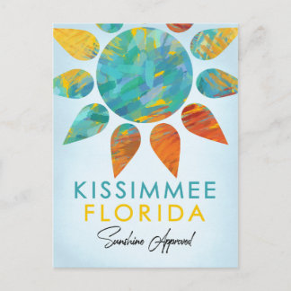 Cartão Postal Kissimmee Florida Sunshine Viagem