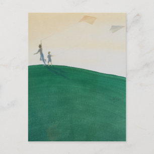 Cartão Postal Kite Flying 2000