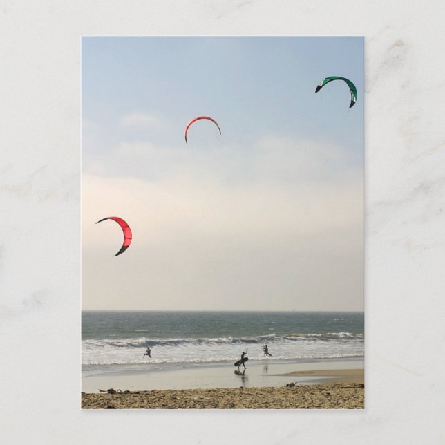 Cartão Postal Kite Surfing (Frente)