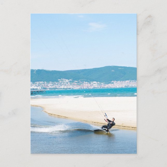 Cartão Postal Kitesurfer (Frente)