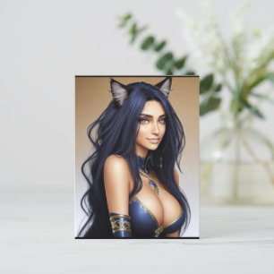 CARTÃO POSTAL KITTY WAIFU 10