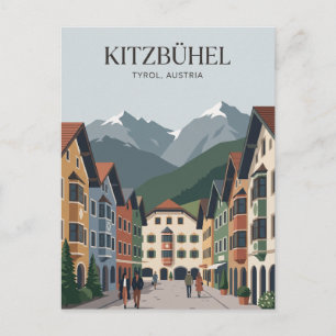 Cartão Postal Kitzbühel Áustria
