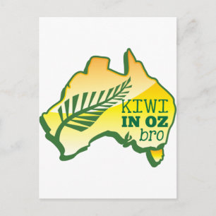 Cartão Postal KIWI em OZ (Austrália) BRO