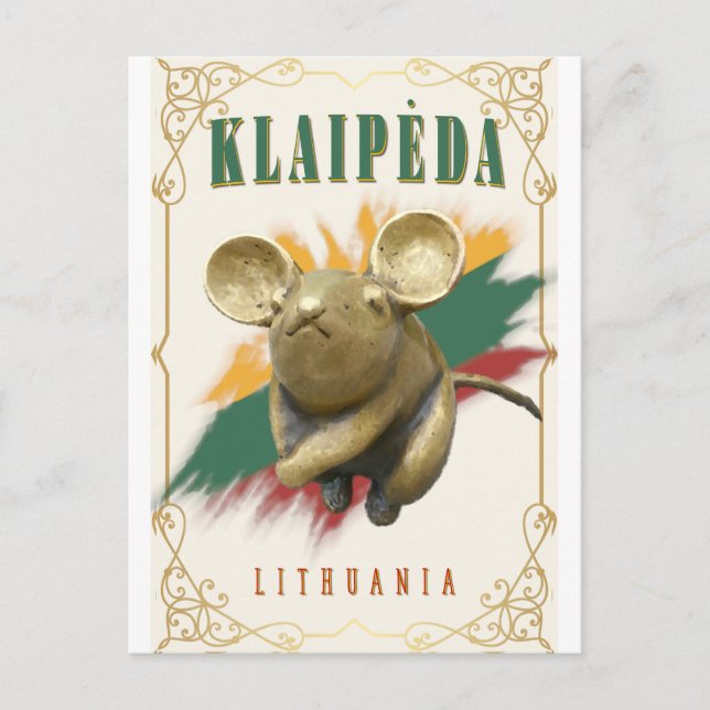 Cartão postal Klaipeda (Frente)