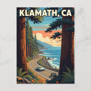 Cartão Postal Klamath California Viagem