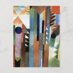 Cartão Postal Klee - A Floresta que Surgiu do Kom de Sementes