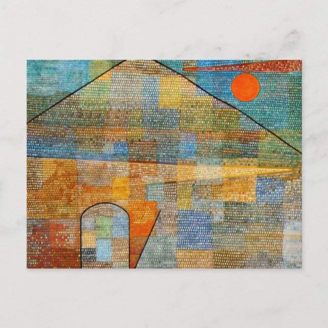 Cartão Postal Klee - Ad Parnassum (Frente)