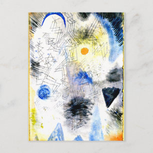 Cartão Postal Klee - Alvos no Nevoeiro