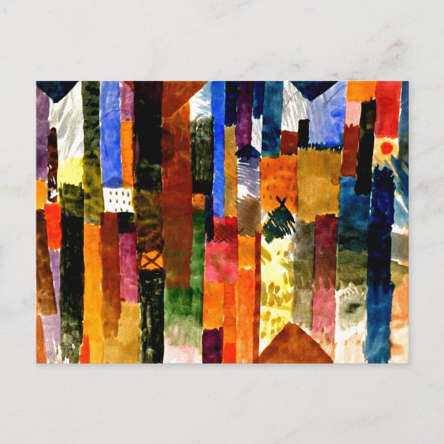 Cartão Postal Klee - Antes da Cidade (Frente)