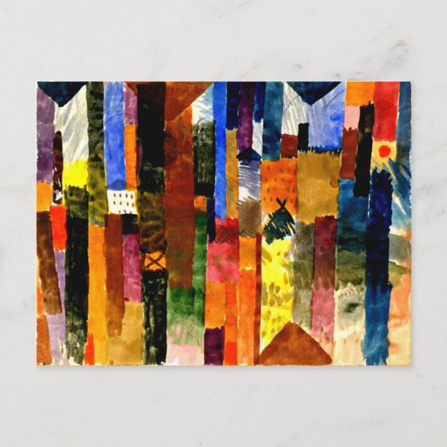 Cartão Postal Klee - Antes da Cidade (Frente)