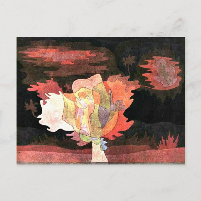 Cartão Postal Klee - Antes da neve, 1920 (Frente)