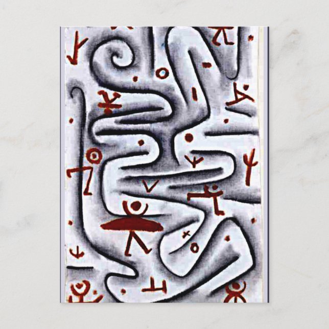 Cartão Postal Klee - Área de Espíritos Altos (Frente)