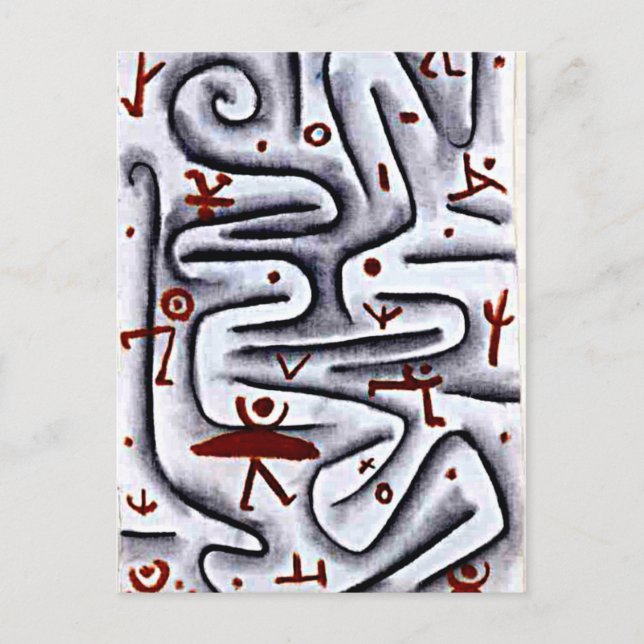 Cartão Postal Klee - Área de Espíritos Altos (Frente)