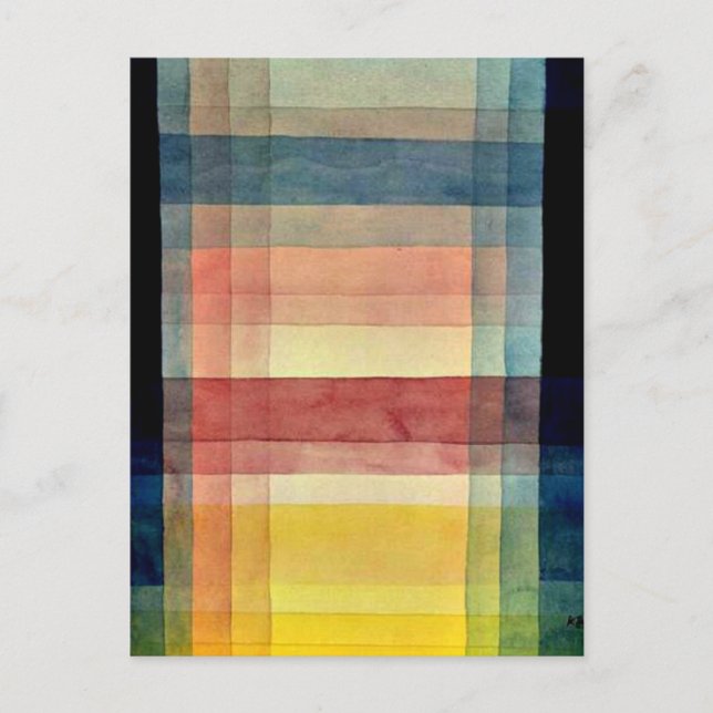 Cartão Postal Klee - Arquitetura da planície (Frente)