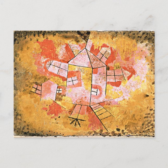 Cartão Postal Klee - Casa Giratória (Frente)