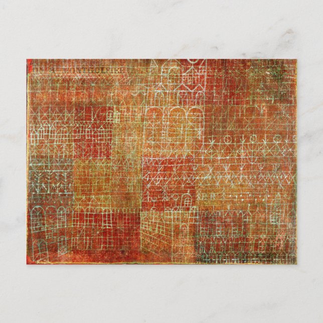 Cartão Postal Klee - Catedral (Frente)