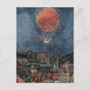 Cartão Postal Klee - Der Luftballoon