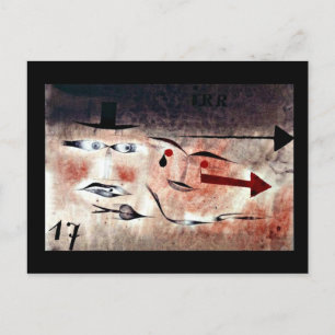 Cartão Postal Klee - Dezessete